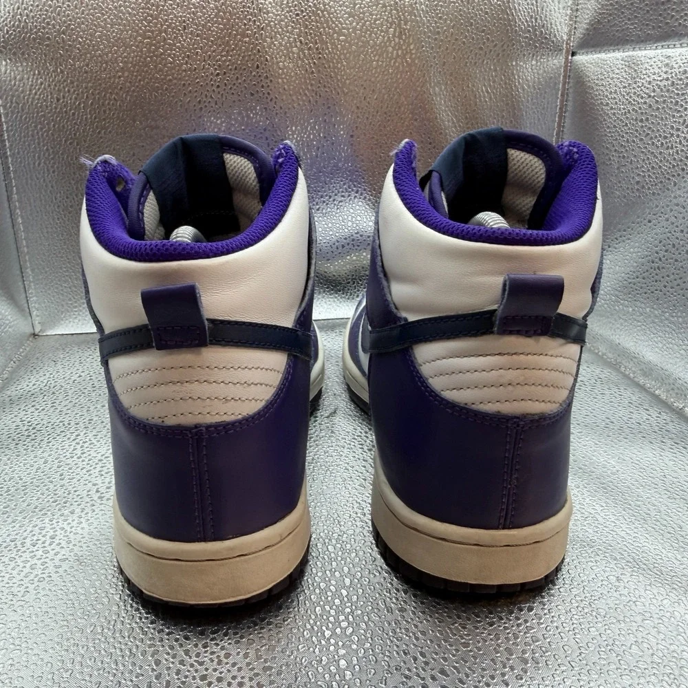 Size 6Y Nike Dunk High Electro Purple Midnight Navy Boys Sneakers DH9751-100